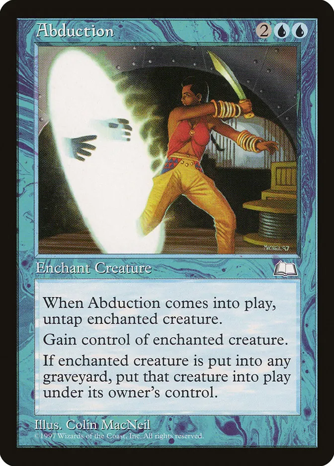 1997 Weatherlight Abduction uncommon #30 uncommon card image