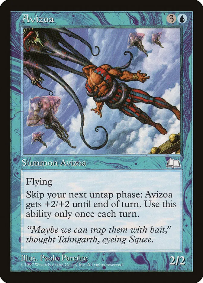 1997 Weatherlight Avizoa rare #35 rare card image