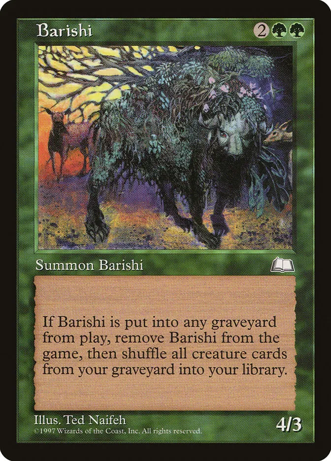 1997 Weatherlight Barishi uncommon #119 uncommon card image