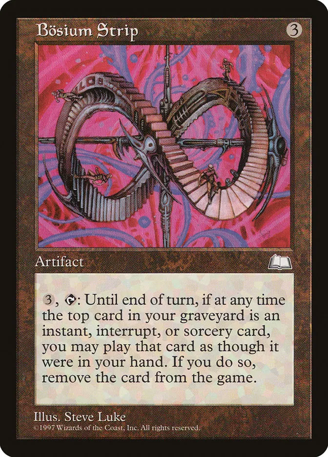 1997 Weatherlight Bösium Strip rare #147 rare card image