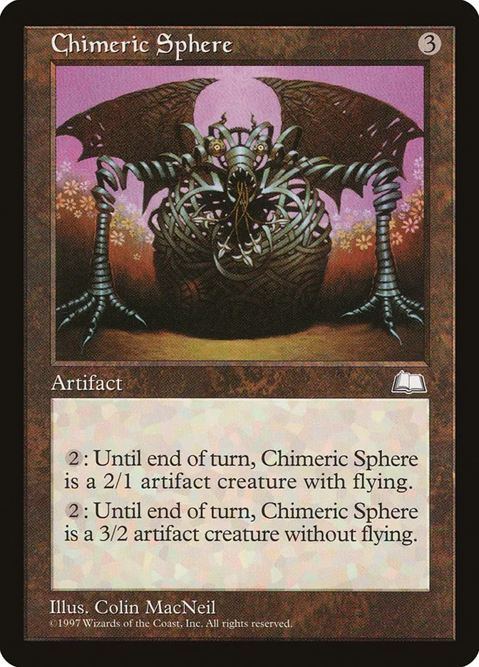 1997 Weatherlight Chimeric Sphere uncommon #148 uncommon card image