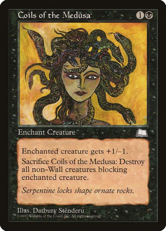 1997 Weatherlight Coils of the Medusa #65 common card image