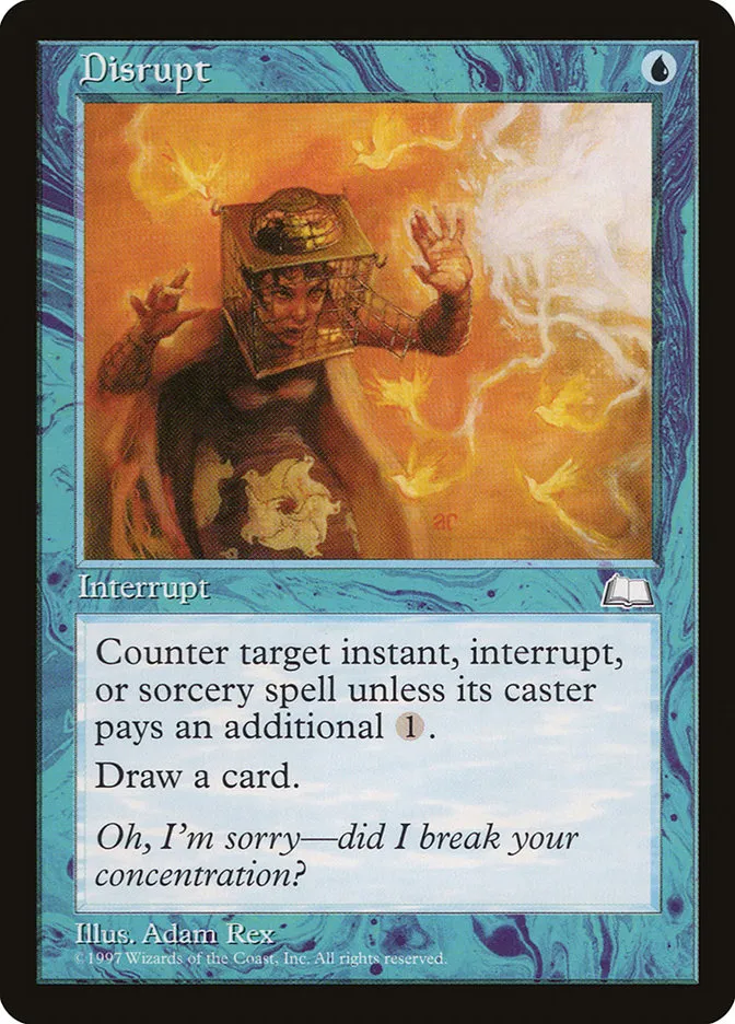 1997 Weatherlight Disrupt common #37 common card image