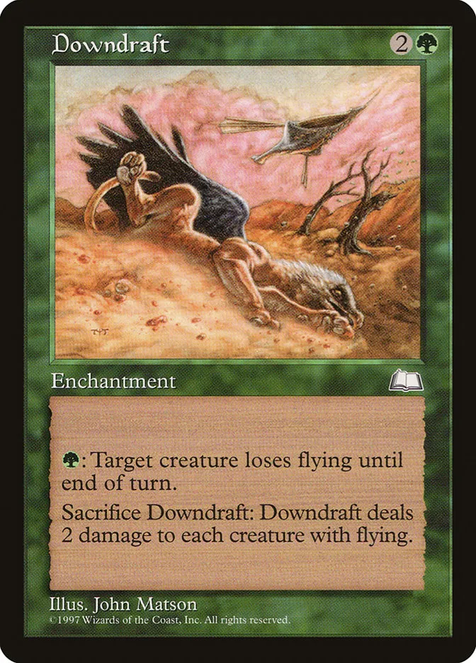 1997 Weatherlight Downdraft #125 uncommon card image