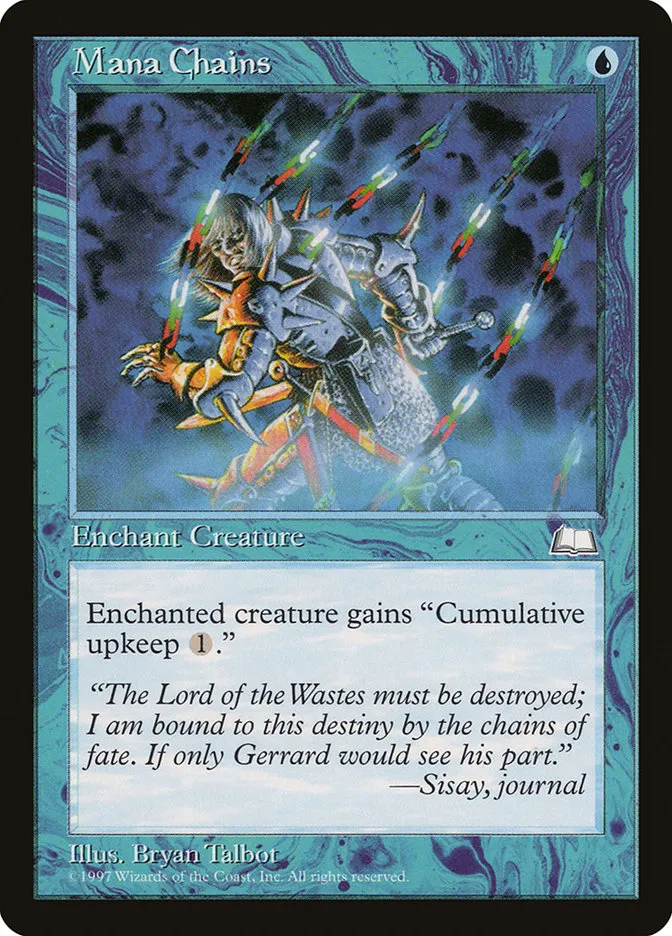 1997 Weatherlight Mana Chains common #41 common card image