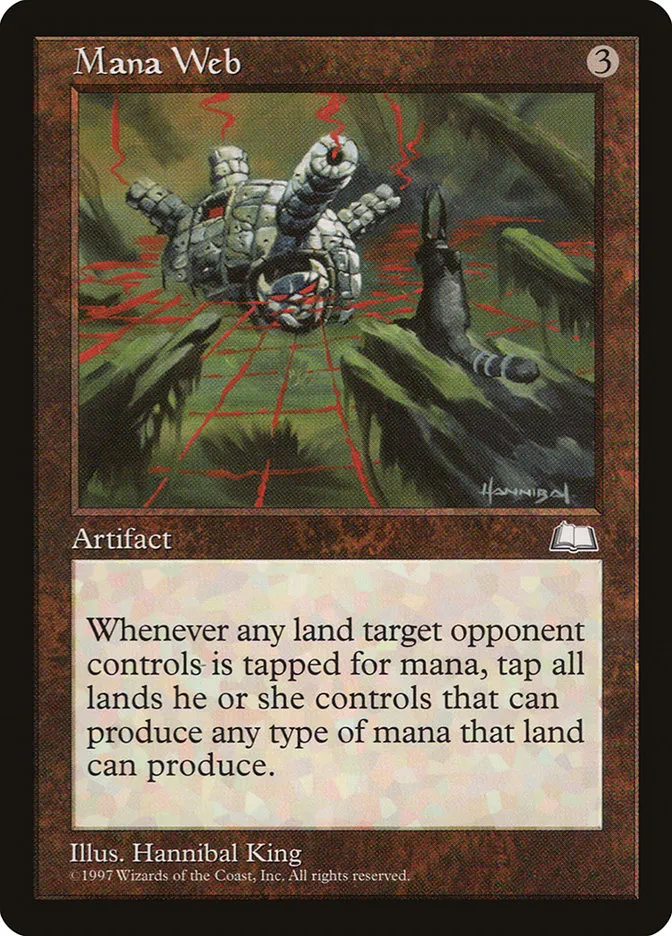 1997 Weatherlight Mana Web rare #152 rare card image