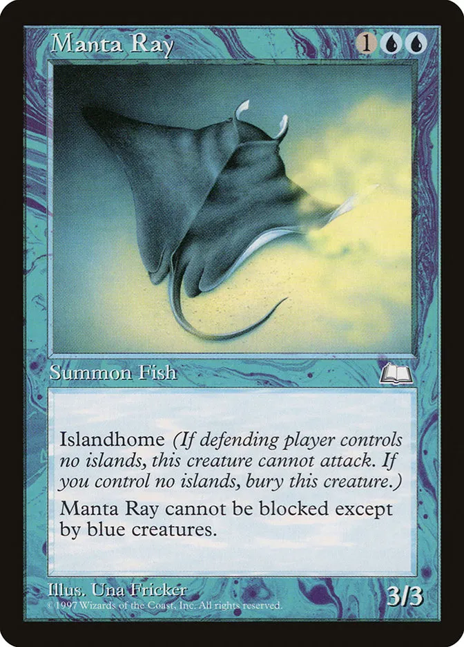 1997 Weatherlight Manta Ray #42 common card image