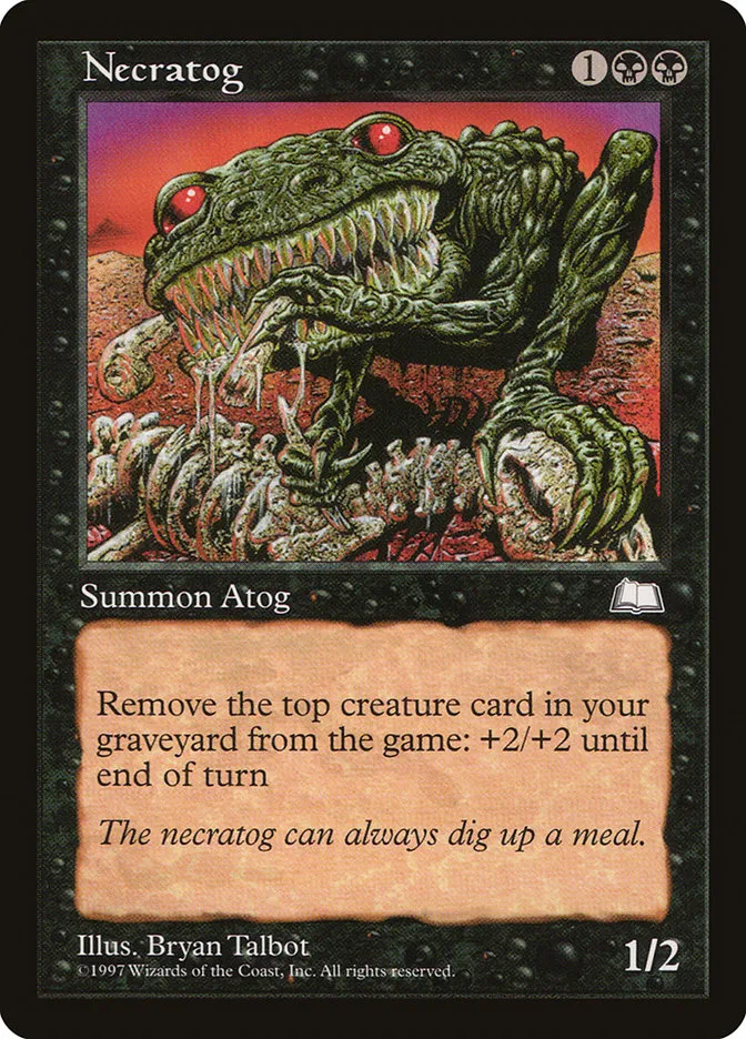 1997 Weatherlight Necratog uncommon #76 uncommon card image