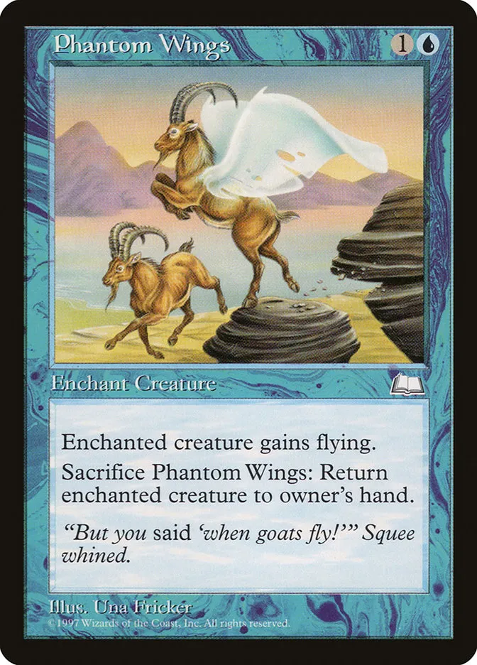1997 Weatherlight Phantom Wings common #49 common card image