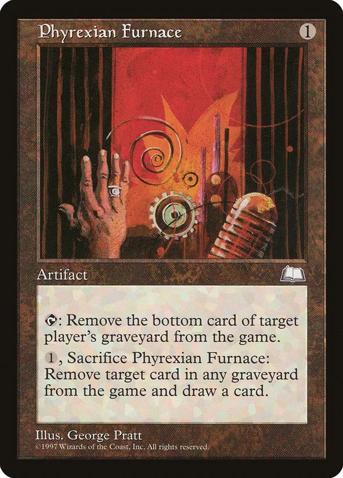 1997 Weatherlight Phyrexian Furnace uncommon #155 uncommon card image