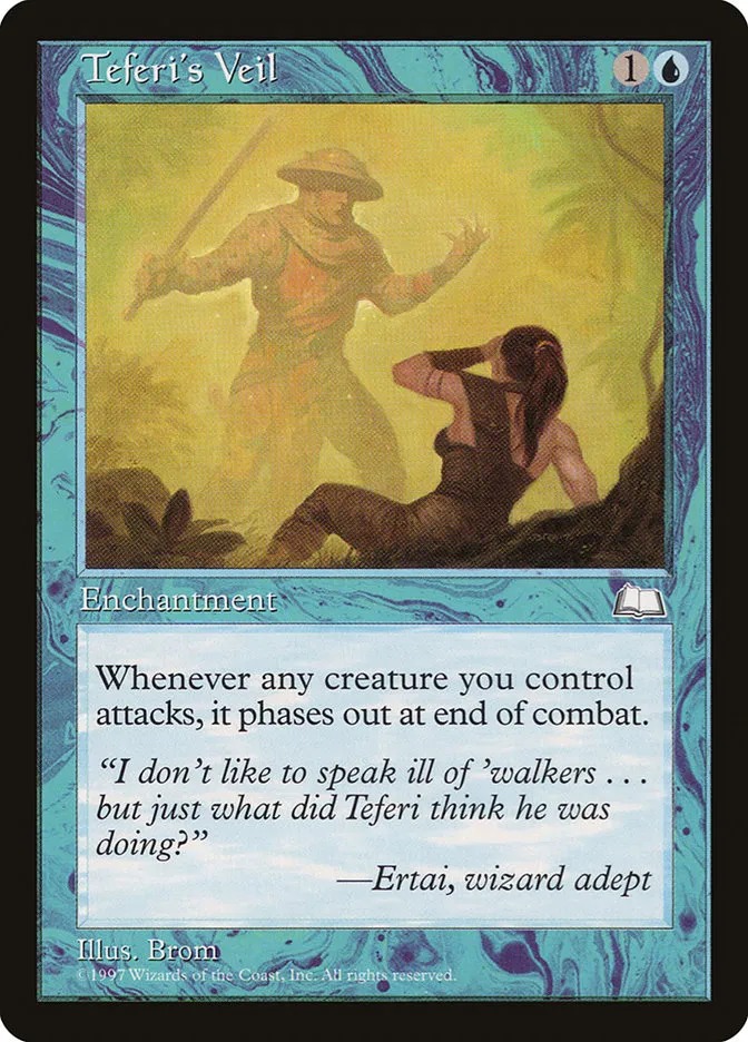 1997 Weatherlight Teferi's Veil uncommon #53 uncommon card image