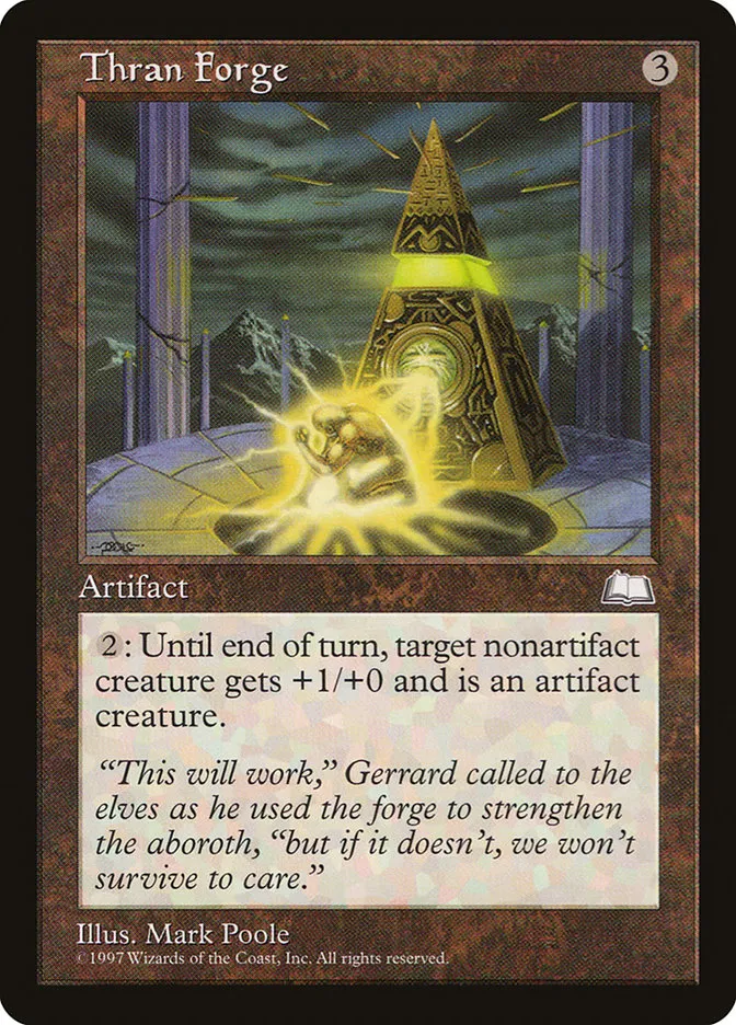 1997 Weatherlight Thran Forge uncommon #159 uncommon card image