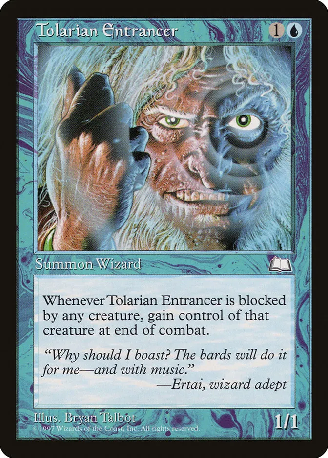 1997 Weatherlight Tolarian Entrancer #56 rare card image