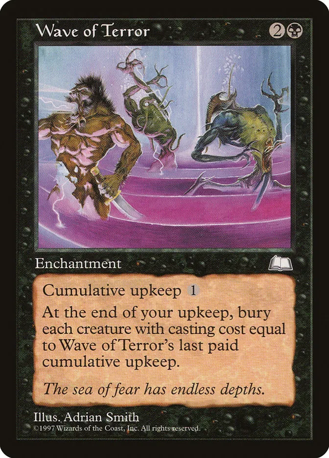 1997 Weatherlight Wave of Terror rare #86 rare card image