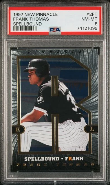 1997 New Pinnacle Spellbound Frank Thomas #2FT card image