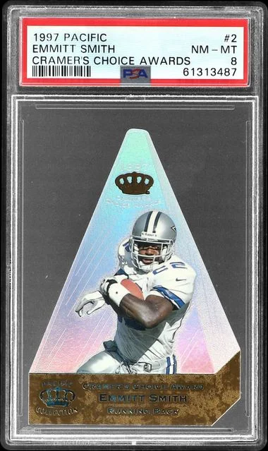 1997 Pacific Cramer's Choice Awards Emmitt Smith #2 card image