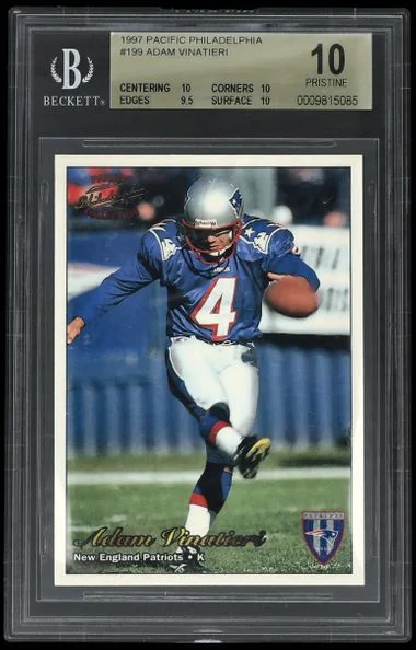 1997 Pacific Philadelphia Adam Vinatieri #199 card image