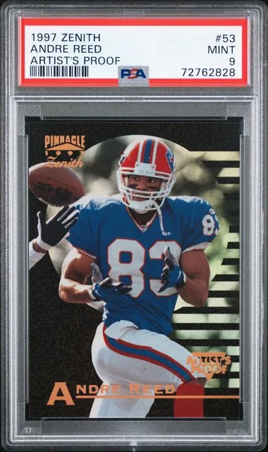 1997 Pinnacle Andre Reed Zenith Artist's Proof #53 card image