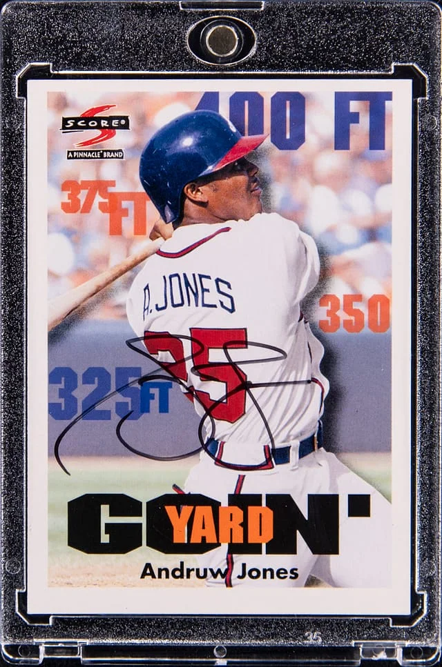 1997 Pinnacle Andruw Jones Score Goin' Yard #500 card image
