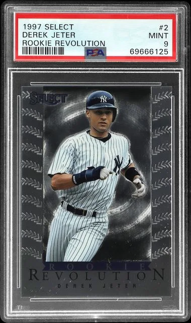 1997 Pinnacle Derek Jeter (#1081) Select Revolution #2 card image