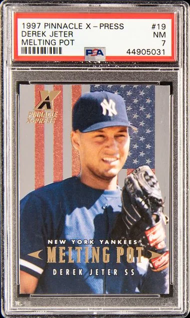 1997 Pinnacle Derek Jeter X-Press Melting Pot #19 card image
