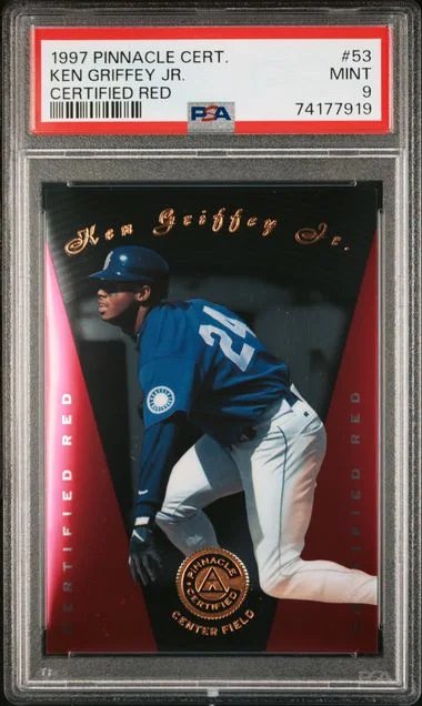 1997 Pinnacle Ken Griffey Jr. Certified #53 card image
