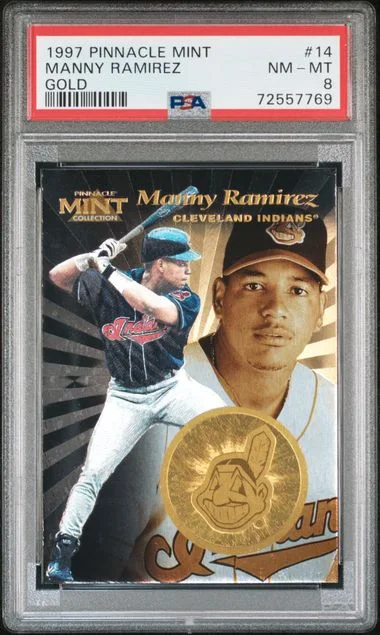 1997 Pinnacle Manny Ramirez Mint Collection #14 card image