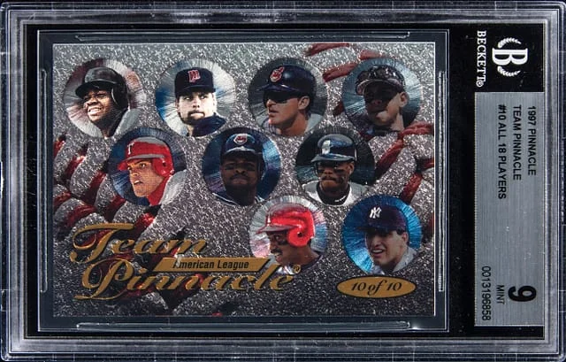1997 Pinnacle Team Pinnacle All 18 Players #10 card image