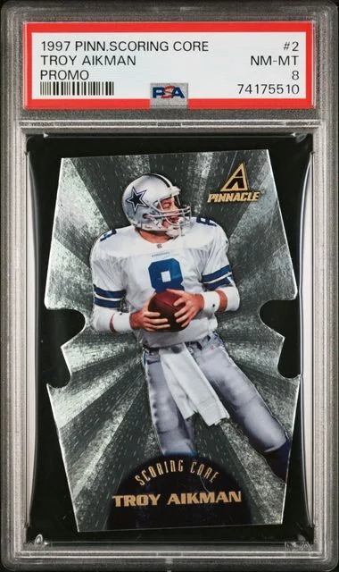 1997 Pinnacle Troy Aikman Scoring Core #2 card image