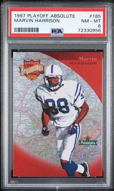 1997 Playoff Absolute Marvin Harrison #185 card image