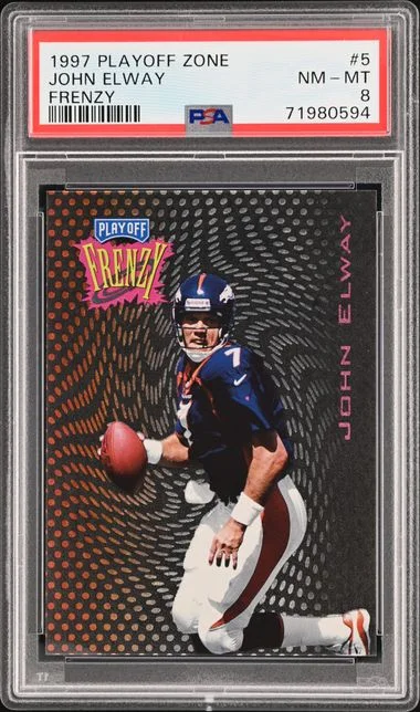 1997 Playoff John Elway Zone Frenzy #5 card image