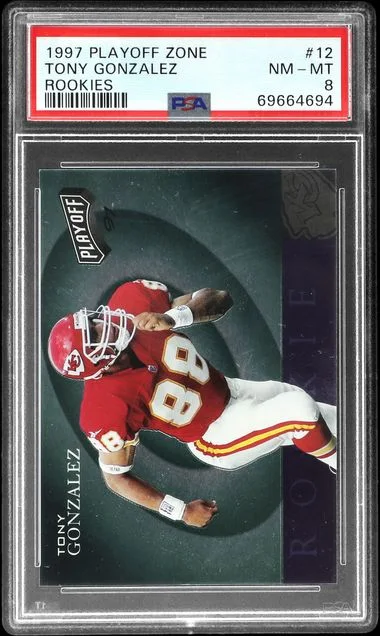 1997 Playoff Tony Gonzalez Zone Rookies #12 card image