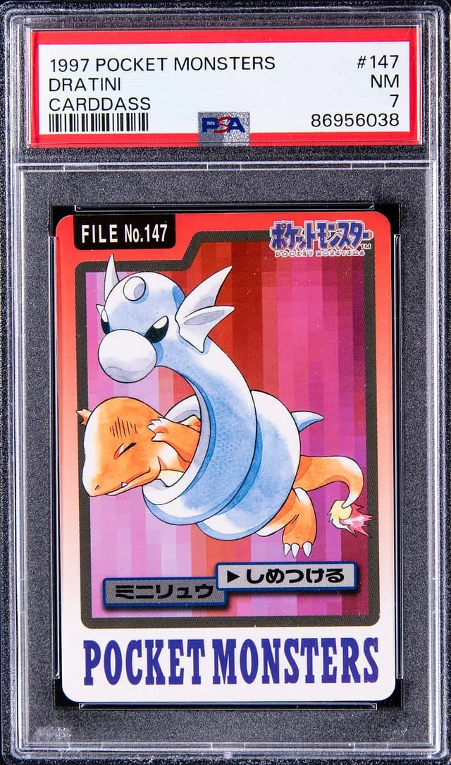 1997 Pocket Monsters Carddass Dratini #147 card image