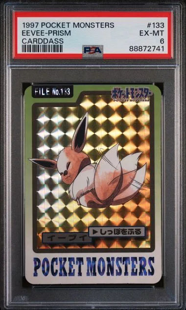 1997 Pocket Monsters Carddass Eevee-Prism #133 card image