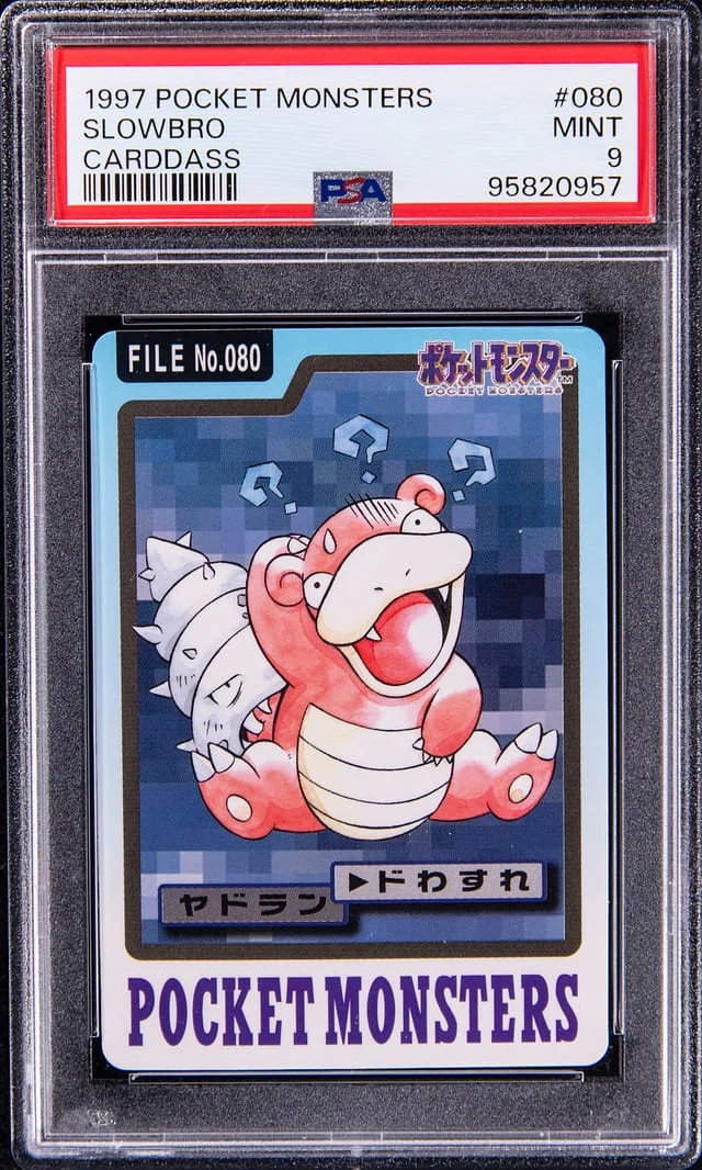 1997 Pocket Monsters Carddass Slowbro #080 card image