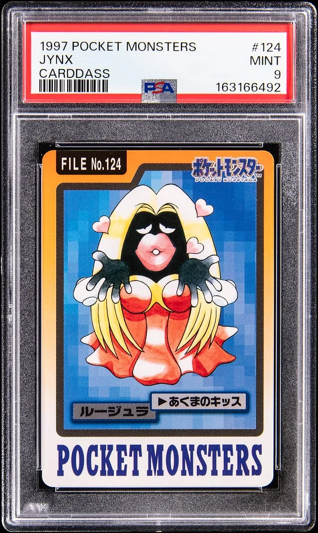 1997 Pokemon Japanese Carddass Jynx #124 card image