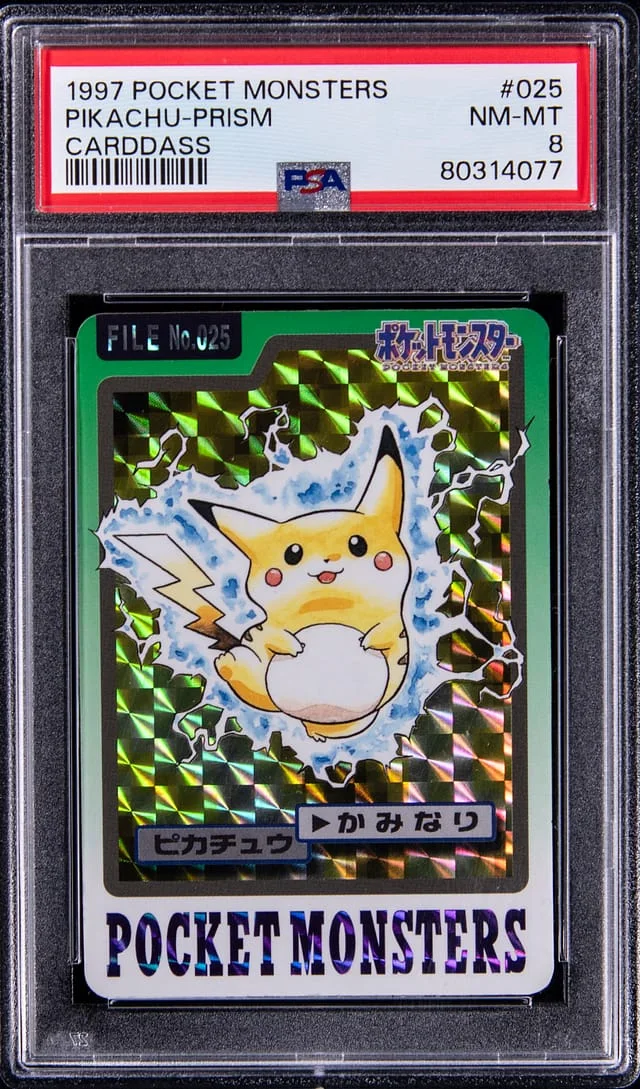 1997 Pokemon Pocket Monsters Carddass Prism Pikachu #125 card image