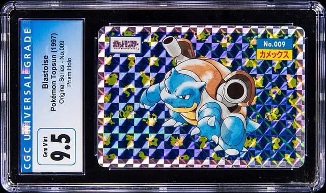 1997 Pokemon Topsun Prism Holo Blastoise #009 card image