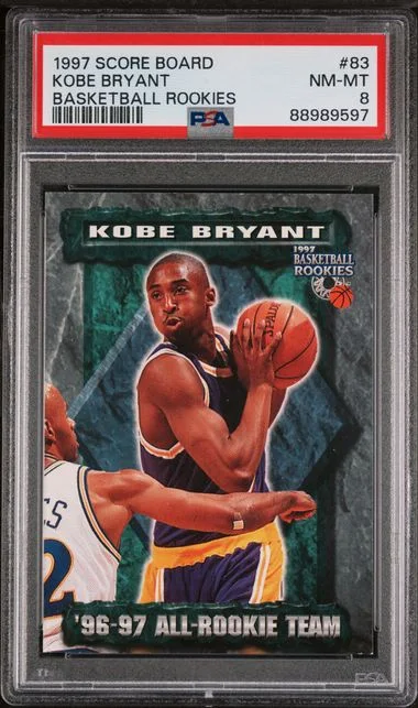 1997 Score Board Kobe Bryant Basketball Rookies #83 card image