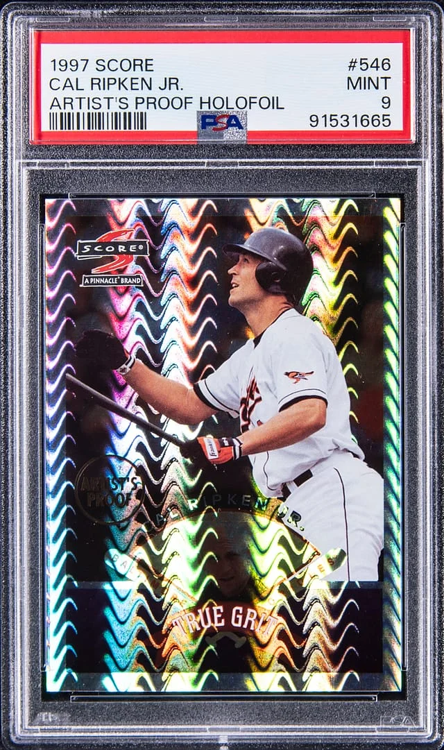 1997 Score Cal Ripken Jr. Artists Proof Holofoil #546 card image
