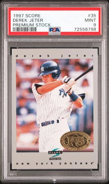 1997 Score Derek Jeter Premium Stock #35 card image