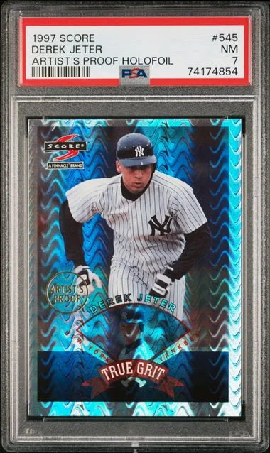 1997 Score Derek Jeter Artist's Proof Holofoil #545 card image