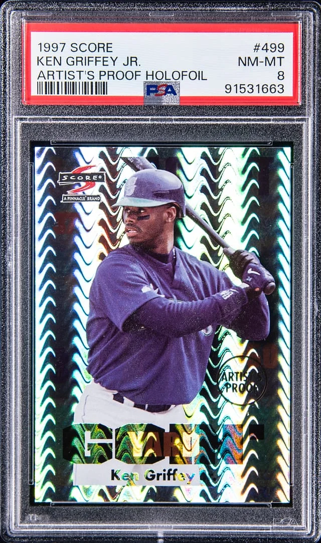 1997 Score Ken Griffey Jr. Artist's Proof Holofoil #499 card image