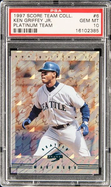 1997 Score Ken Griffey Jr. Team Collection Platinum Team #6 card image