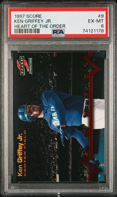 1997 Score Ken Griffey Jr. Heart Of The Order #9 card image