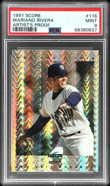 1997 Score Mariano Rivera Artist's Proof #116 card image