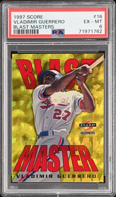 1997 Score Vladimir Guerrero Blast Masters #16 card image