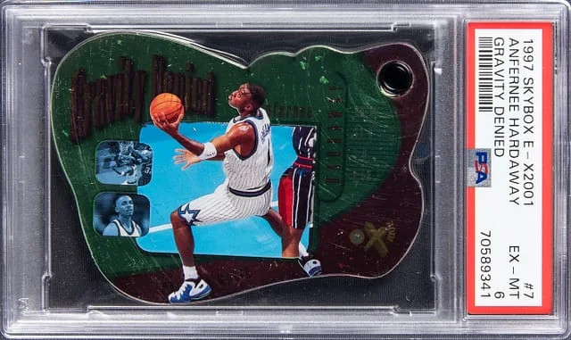 1997 SkyBox Anfernee Hardaway E-X2001 Gravity Denied #7 card image