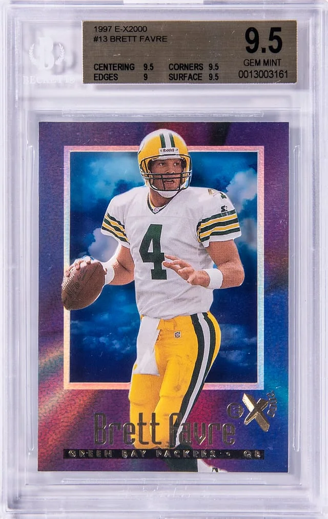 1997 SkyBox Brett Favre E-X2000 #13 card image