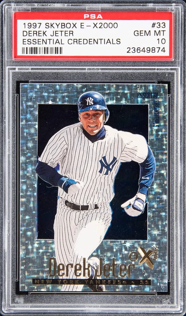 1997 SkyBox Derek Jeter E-X2000 Essential Credentials #33 card image